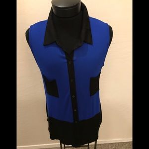 Black & Blue JASONMAXWELL Sz L Shirt